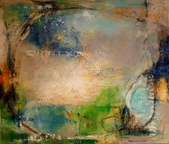 271 Ohne Titel Bild 271 - OHNE TITEL - verkauft - Acryl auf Holz - Größe: 100 x 80cm