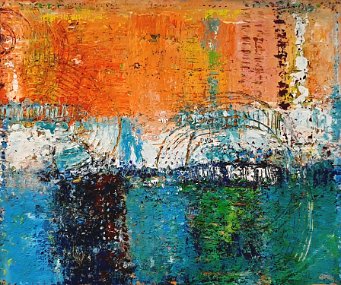 288 Ein Träumchen - Nr 8 Bild 288- EIN TRÄUMCHEN - die Nr. 8 - verkauft - Mischtechnik auf Leinwand - Größe 60 x 50cm